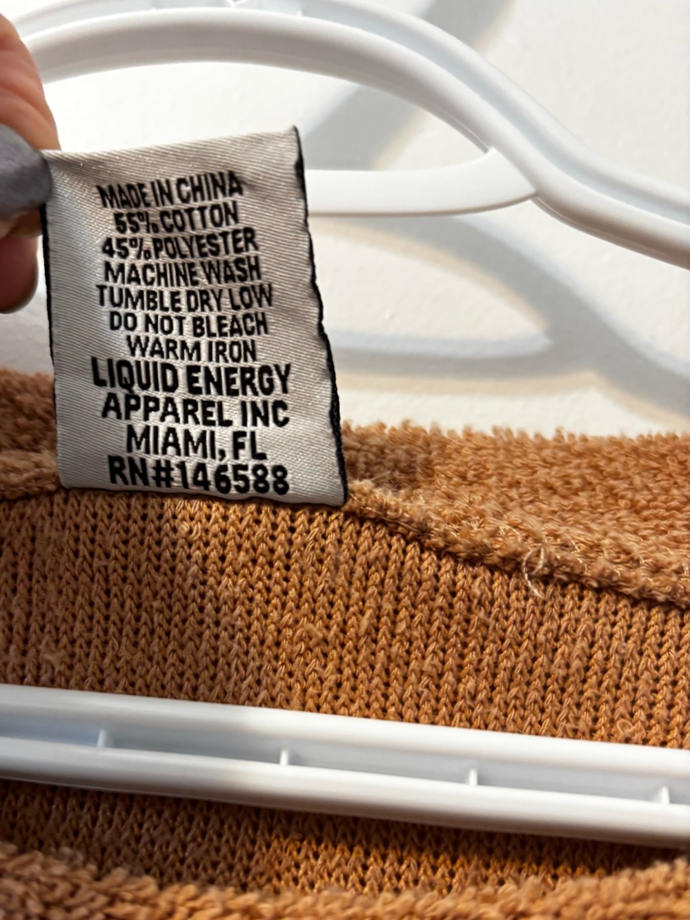 Las Vegas Nevada Cozy Knit Sweater - Brown - Picture 4 of 8